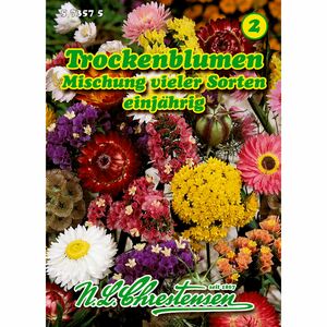 Trockenblumen, Mischung vieler Sorten