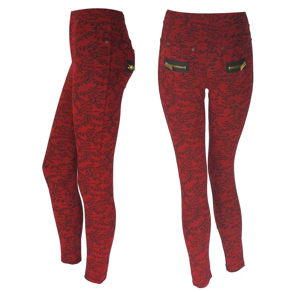 Bild 1 von Damen Jeggings Rot