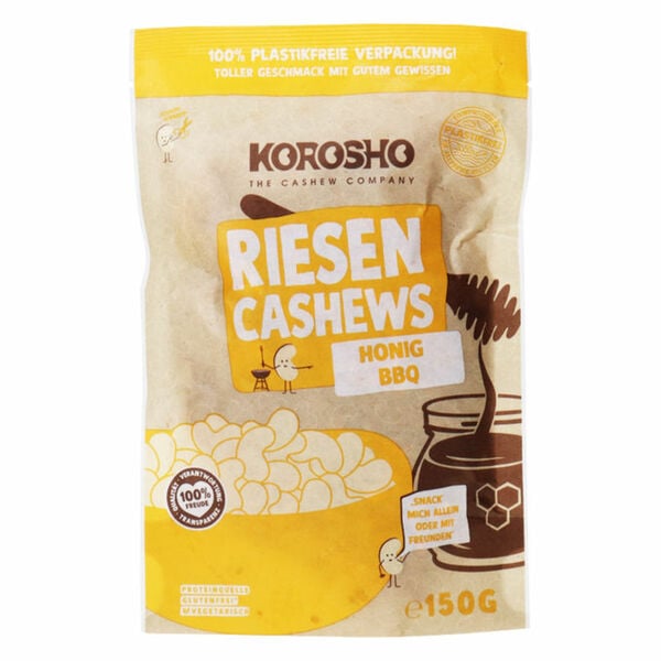 Bild 1 von Korosho Riesen Cashews Honey BBQ