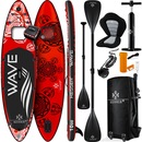 Bild 1 von KESSER® SUP Board Aufblasbar Set mit Sichtfenster Stand Up Paddle Board Premium Surfboard Wassersport   6 Zoll Dick    Komplettes Zubehör   130kg