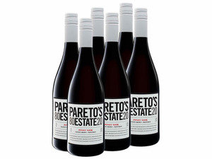 6 x 0,75-l-Flasche Weinpaket Pareto’s Estate 80/20 Pinot Noir trocken, Rotwein