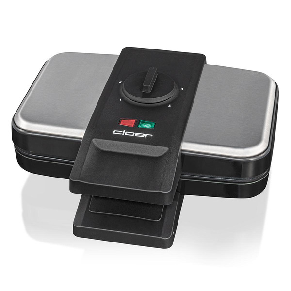 Bild 2 von CLOER 1459 Brüssler Waffeleisen Silber/Schwarz