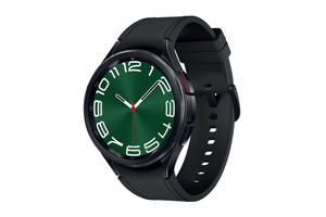 SAMSUNG Galaxy Watch6 Classic 47 mm Smartwatch Kunstleder, M/L, Black