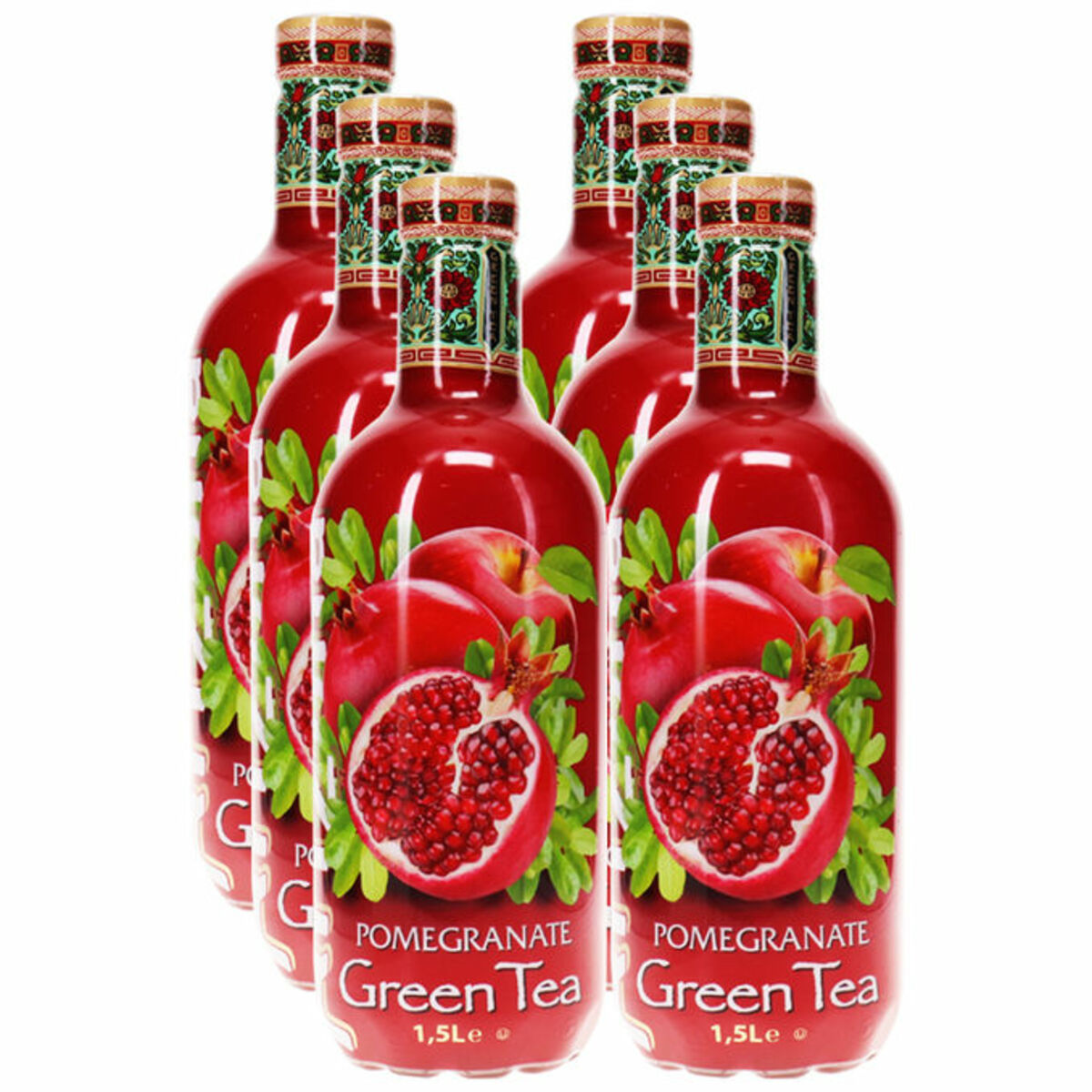 Bild 1 von AriZona Green Tea Pomegranate, 6er Pack (EINWEG) zzgl. Pfand