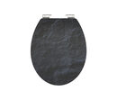 Bild 1 von Schütte MDF High-Gloss WC-Sitz mit Absenkautomatik »Black Stone«