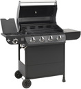 Bild 2 von EL FUEGO AY 563 Columbus 4 + 1 Gasgrill, Schwarz (15220 Watt)