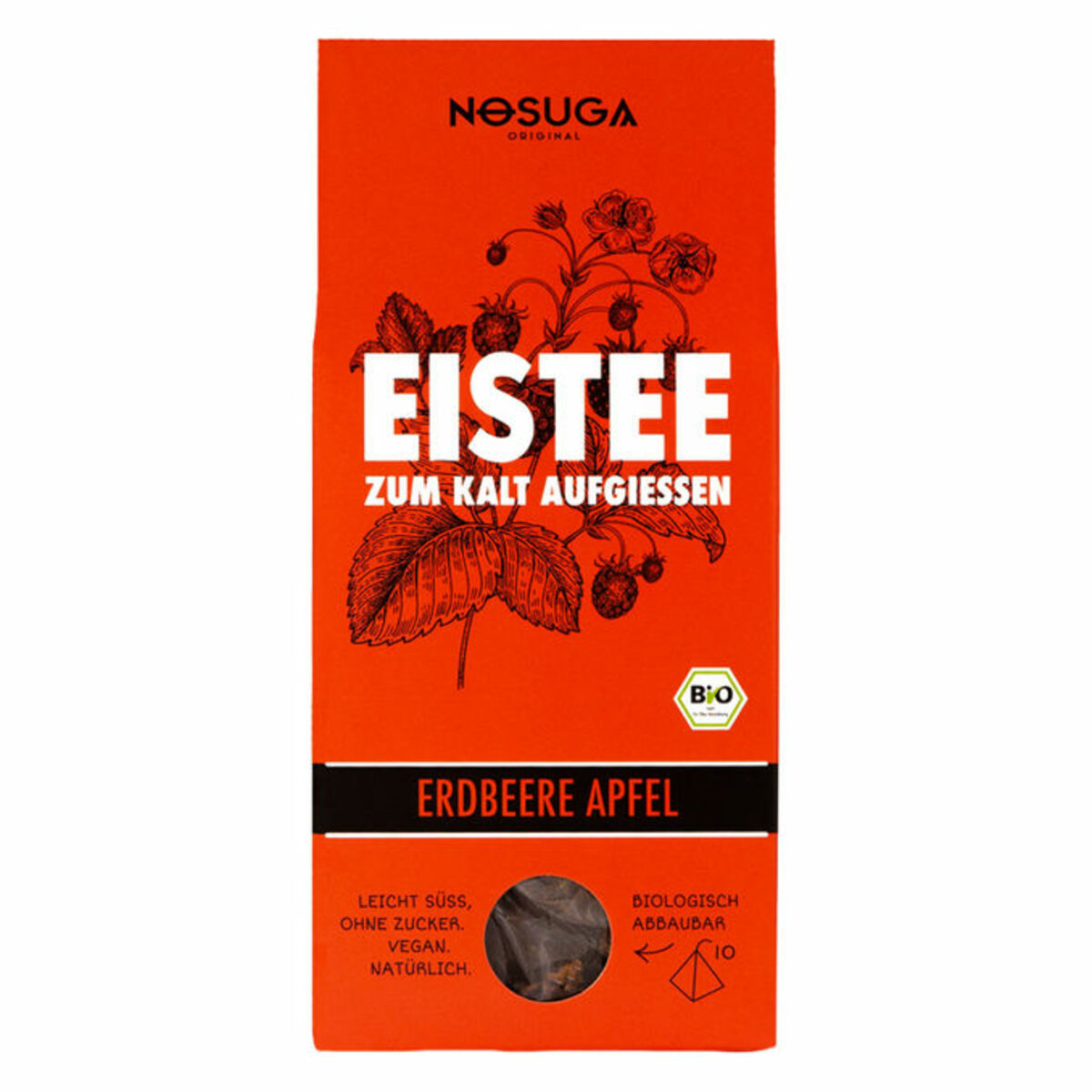 Bild 1 von NOSUGA BIO Coldbrew Eistee Erdbeere-Apfel