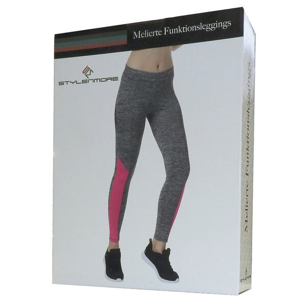 Bild 1 von Damen Funktionsleggings grau meliert