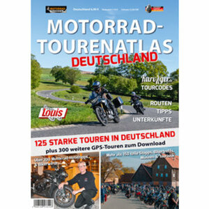 Motorrad Tourenatlas Deutschland inkl. GPS-Daten zum Download Louis