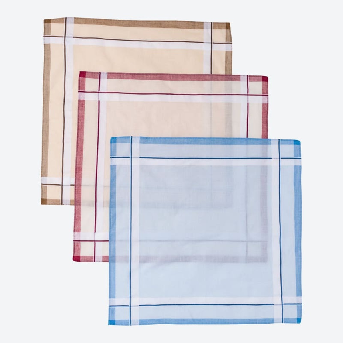 Bild 1 von Herren-Taschentuch, 3er-Pack