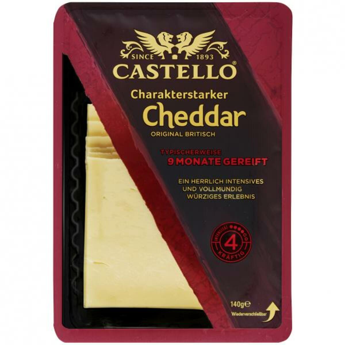 Bild 1 von Castello Charakterstarker Cheddar Scheibenkäse
