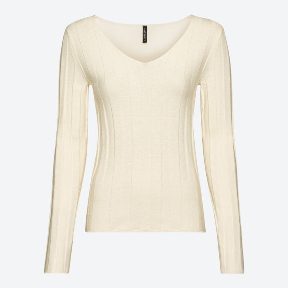 Bild 1 von Damen-Strickpullover mit V-Ausschnitt