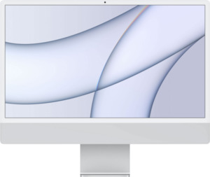 Apple iMac 24 Zoll (2021) 16GB/512GB 8 Core GPU Silber QWERTZ mit Ziffernblock