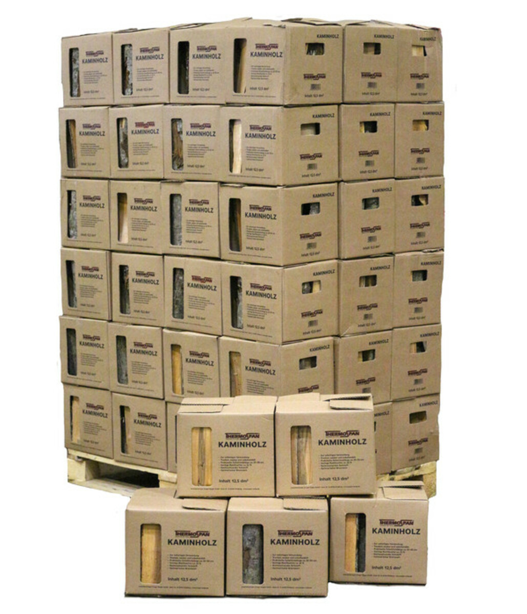 Bild 2 von Thermospan Kaminholz im Karton, 72 x 12,5 dm³