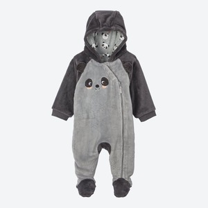 Baby-Overall mit Kapuze und Panda-Design