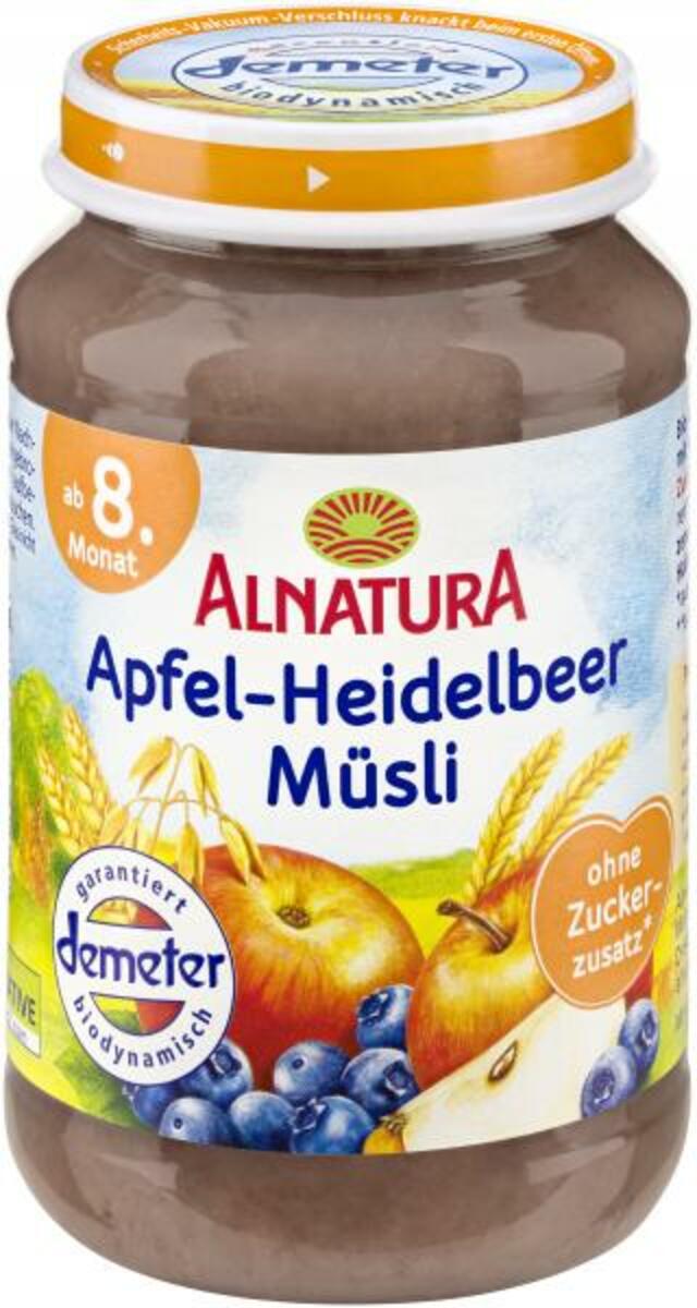 Bild 1 von Alnatura Apfel-Heidelbeer-Müsli