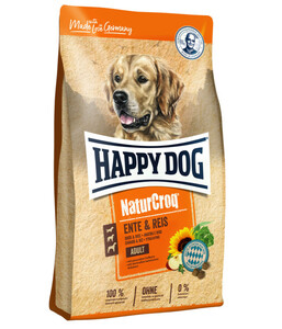 Happy Dog Trockenfutter für Hunde NaturCroq, Ente & Reis