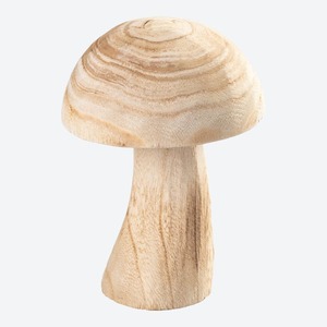 Deko-Pilz aus Holz, ca. 13x18cm