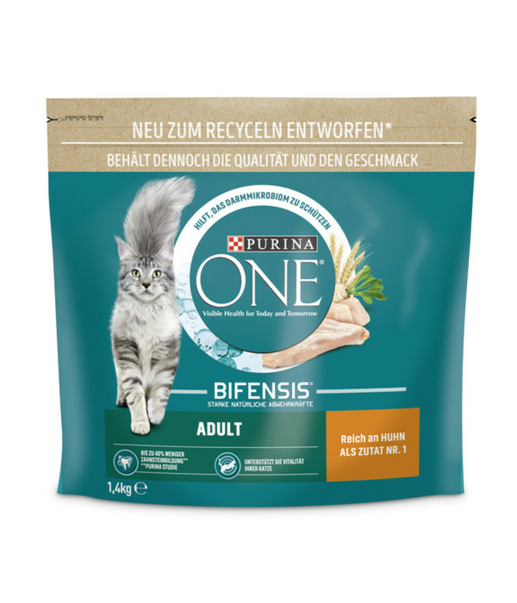 Bild 1 von PURINA ONE® Trockenfutter für Katzen Adult, 1,4 kg