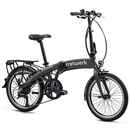 Bild 1 von E-Bike Klapprad Pedelec - Akimbo - Faltrad mit Heckmotor 360Wh - 20 Zoll schwarz