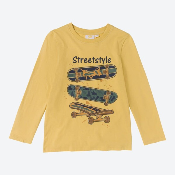 Bild 1 von Jungen-Shirt mit Skateboard-Frontaufdruck