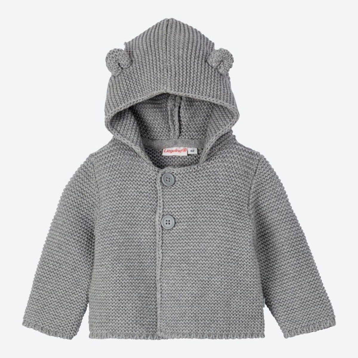 Bild 1 von Baby-Strickjacke mit Kapuze und Ohren