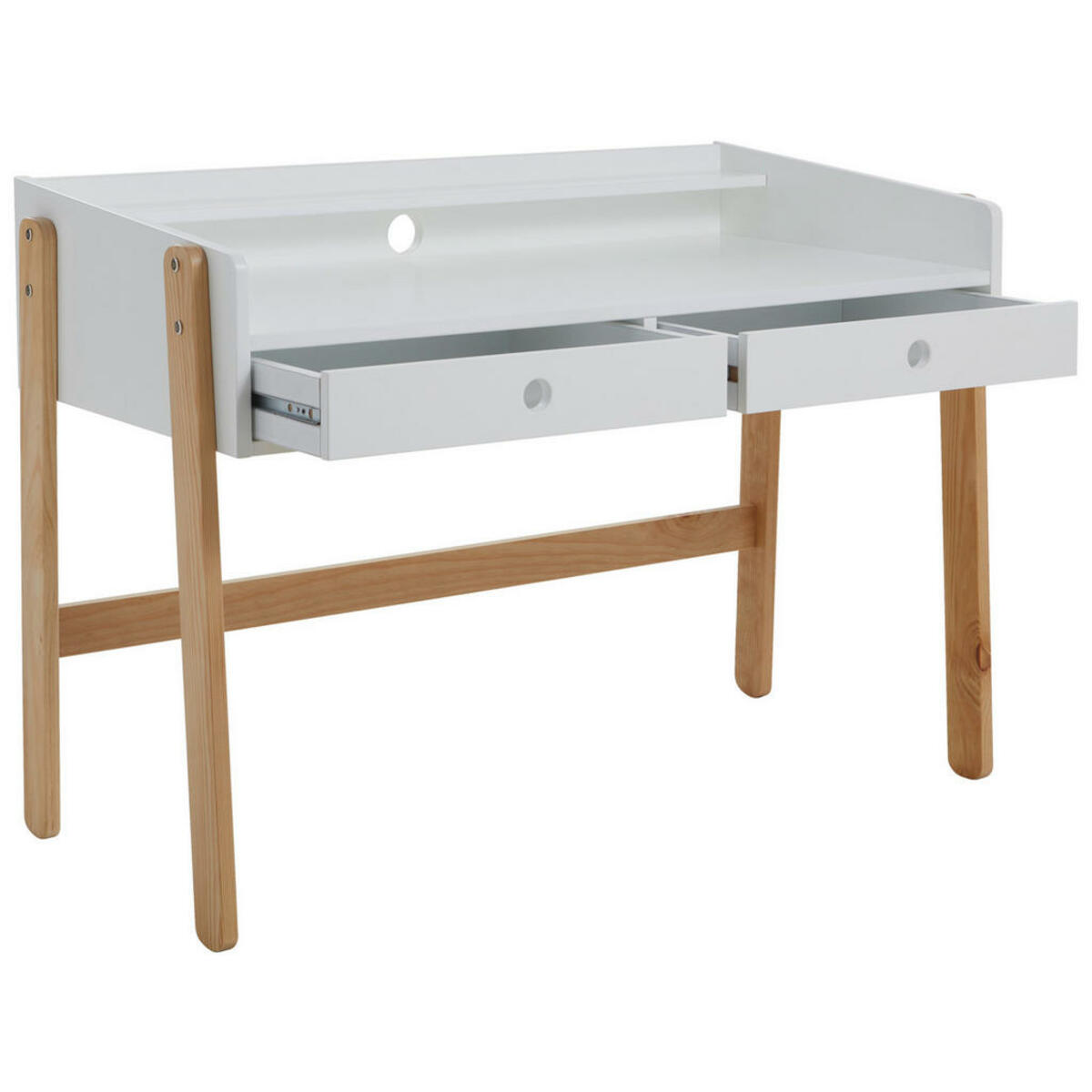 Bild 1 von Xora JUGENDSCHREIBTISCH Weiß, Kiefer