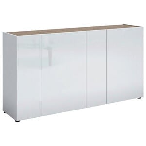 XXXLutz SIDEBOARD Weiß Hochglanz