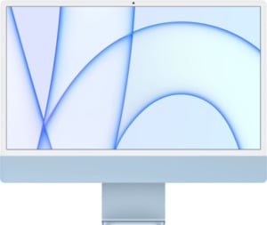 Apple iMac 24 Zoll (2021) 16GB/512GB 8 Core GPU Blau QWERTZ mit Ziffernblock