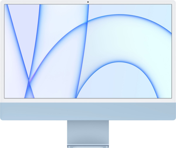 Bild 1 von Apple iMac 24 Zoll (2021) 16GB/512GB 8 Core GPU Blau QWERTZ mit Ziffernblock