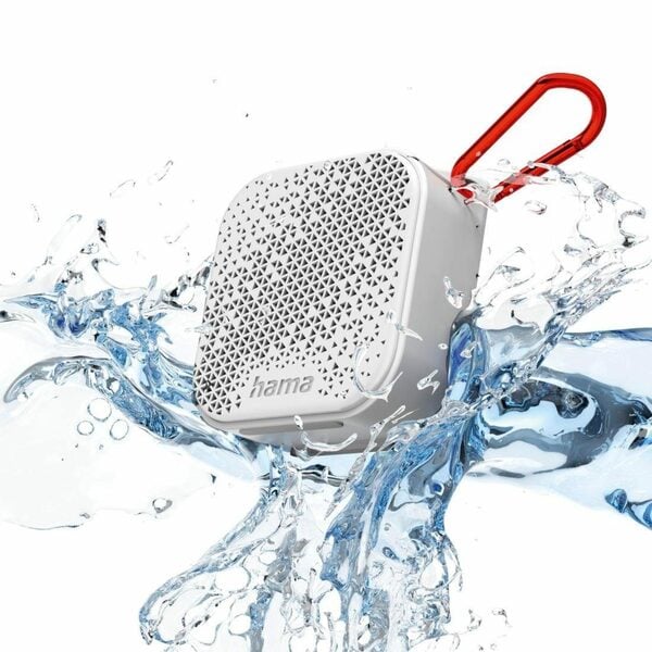 Bild 1 von Hama Bluetooth Lautsprecher kabellos wasserdicht IPX7 Outdoor mit Akku Bluetooth-Lautsprecher (3,5 W)