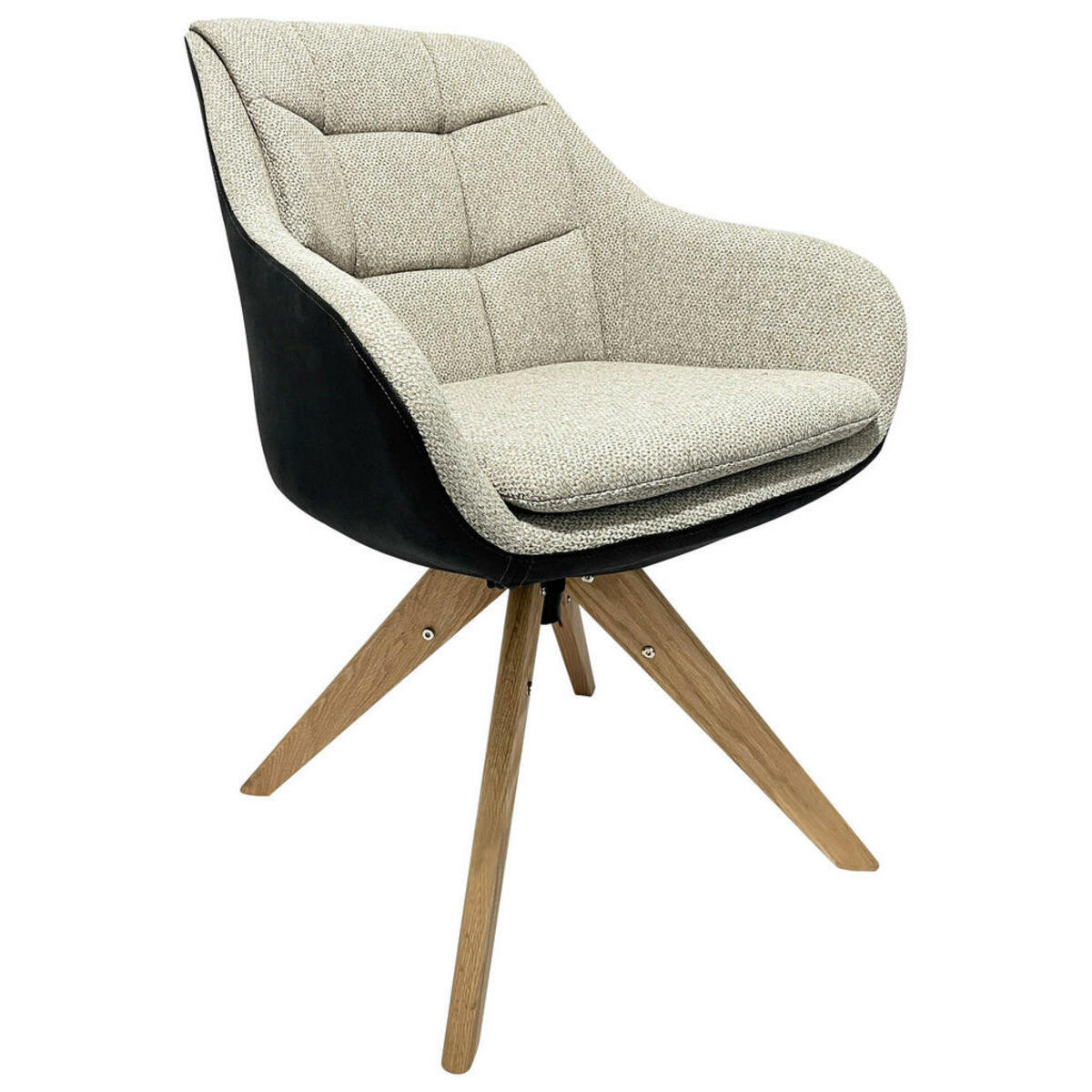 Bild 1 von Landscape ARMLEHNSTUHL Anthrazit, Beige, Eiche