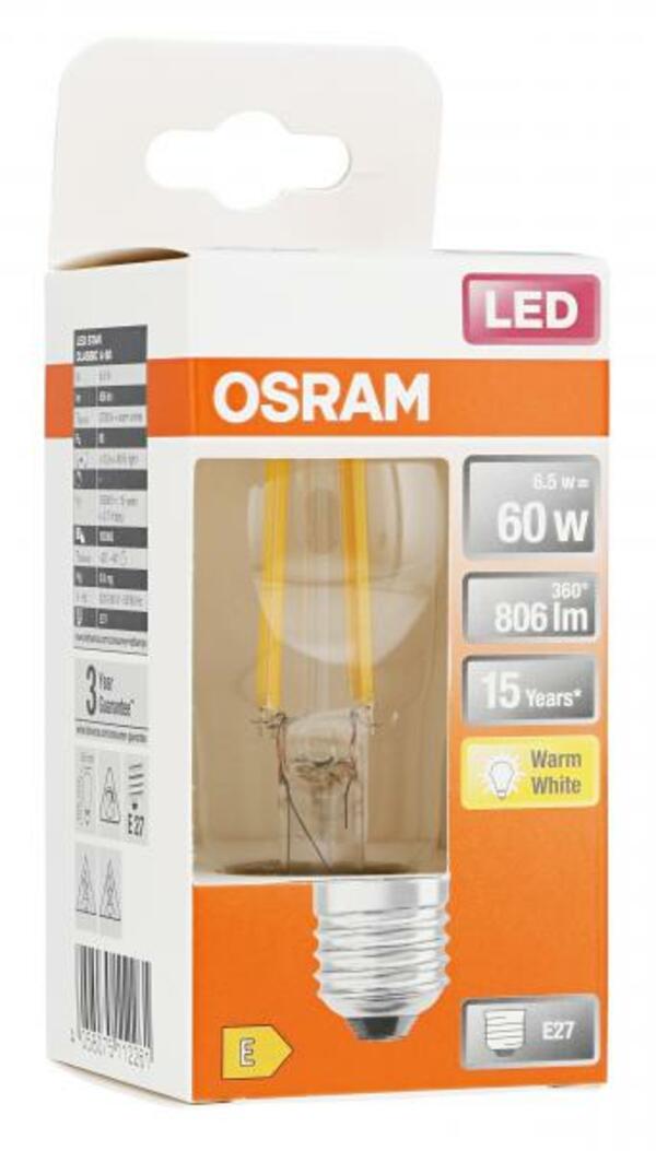 Bild 1 von Osram LED Star Classic A 60W E27 warmweiß