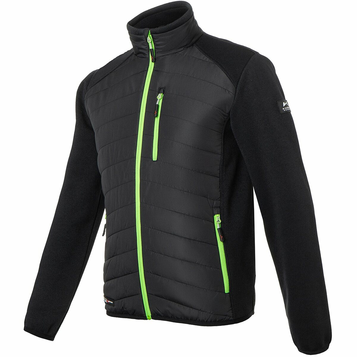 Bild 1 von Kübler Pulse Tech Hybridjacke Schwarz/Neongrün Gr. L