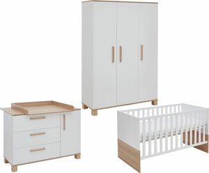 arthur berndt Babyzimmer-Komplettset Babyzimmer-Set »Jana« 3-teilig, (Set)