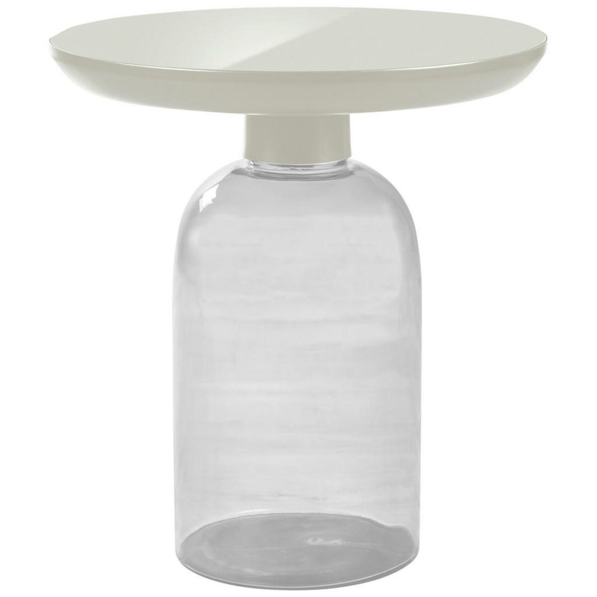 Bild 1 von Livetastic BEISTELLTISCH Hellgrau, Transparent