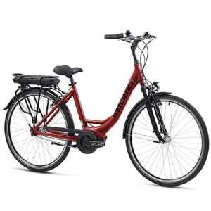 E-Bike Citybike Pedelec - Stella - Damen Elektrofahrrad 468Wh - 28 Zoll rot