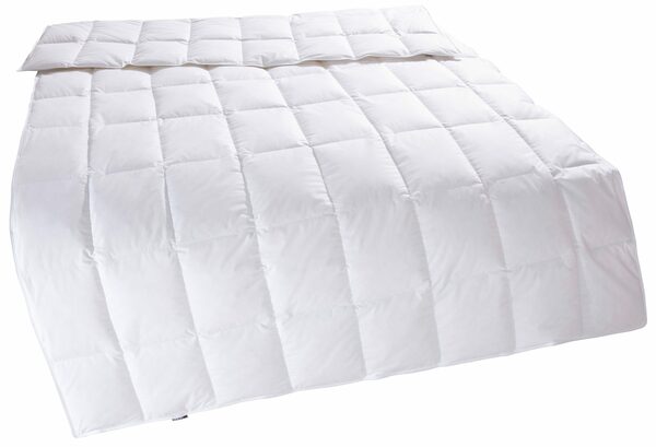 Bild 2 von Daunenbettdecke, IRA, in den Größen 135x200 und weiteren Größen!, my home, Füllung: 50% Daunen & 50% Federn, Bezug: 100% Baumwolle, Bettdecke für Sommer, Winter & Frühling