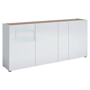 XXXLutz SIDEBOARD Weiß Hochglanz