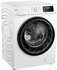 Medion® Waschmaschine MD 37512, 10 kg, 1400 U/min, Wäschenachlegen, Timerfunktion, 15 Waschprogramme