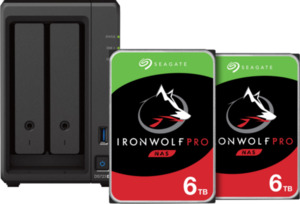 Synology DS723+ + Seagate Ironwolf 12TB Pro (2x6TB)