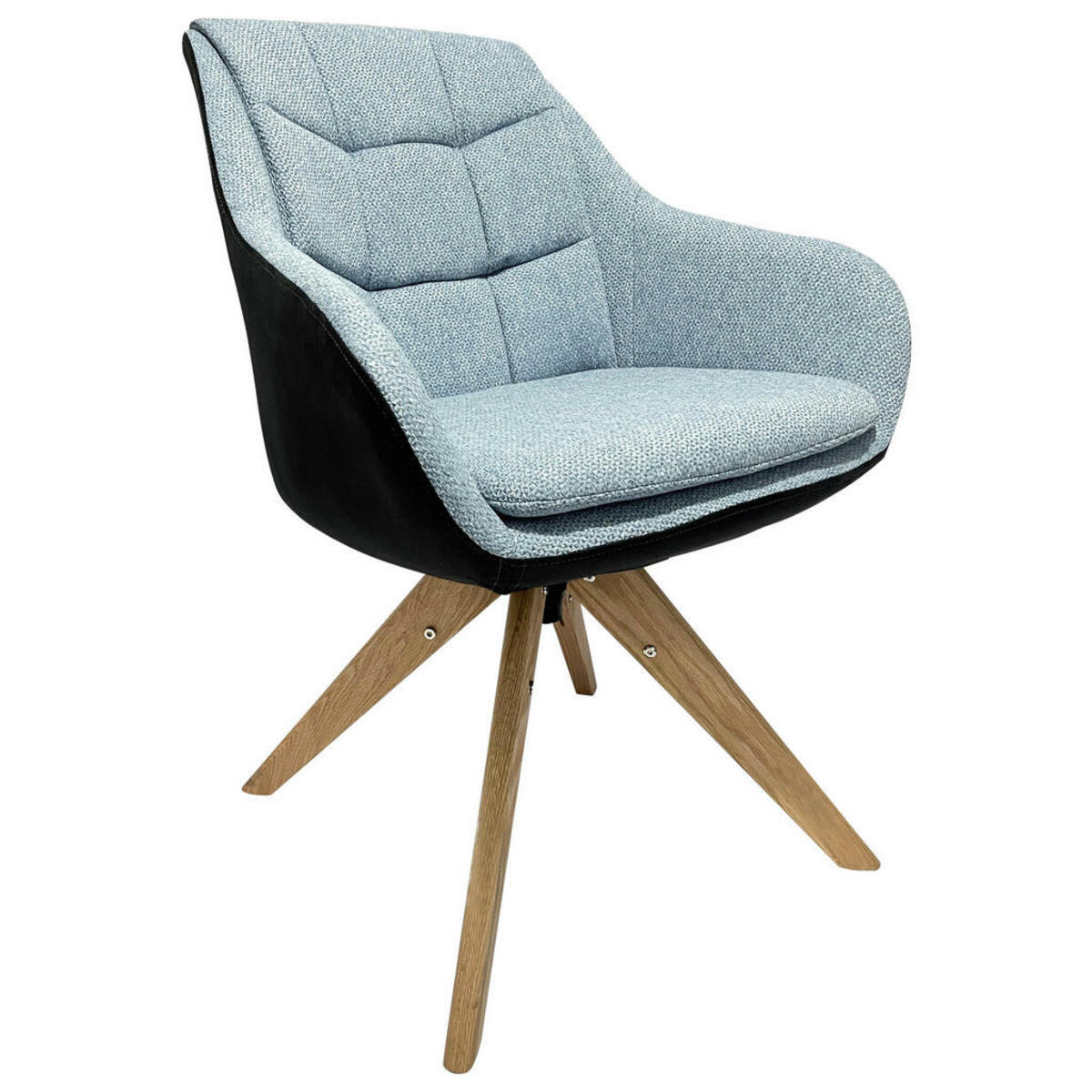 Bild 1 von Landscape ARMLEHNSTUHL Anthrazit, Blau, Eiche