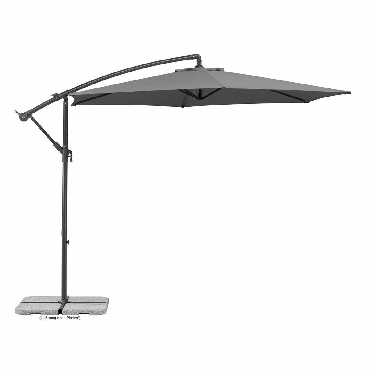 Bild 1 von Schneider Schirme Ampelschirm Ø 300 cm Anthrazit mit Kurbelmechanik