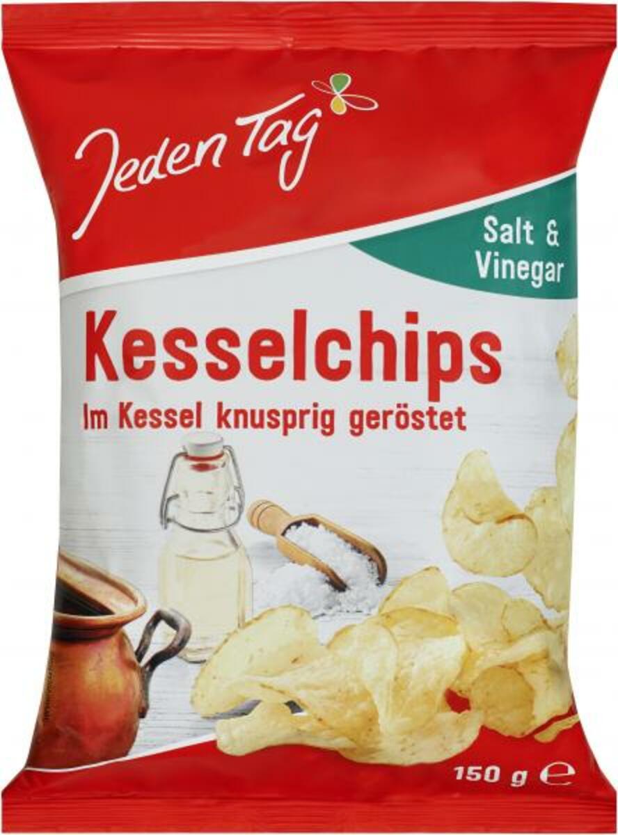 Bild 1 von Jeden Tag Kesselchips Salt & Vinegar