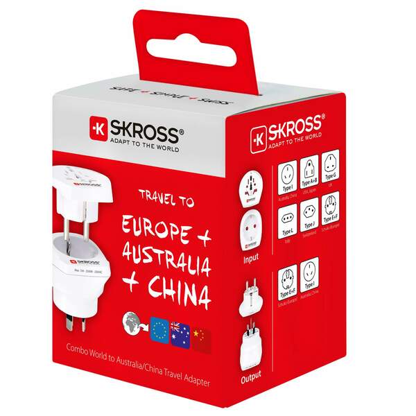 Bild 4 von SKROSS
              
                 COMBO EU+AUS - Reisestecker