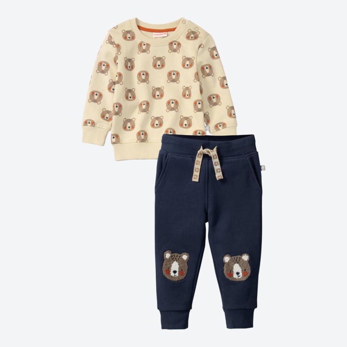 Bild 1 von Baby-Jungen-Set mit Bären-Motiv, 2-teilig