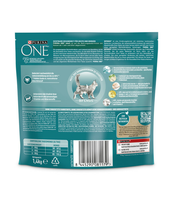 Bild 2 von PURINA ONE® Trockenfutter für Katzen Adult, 1,4 kg