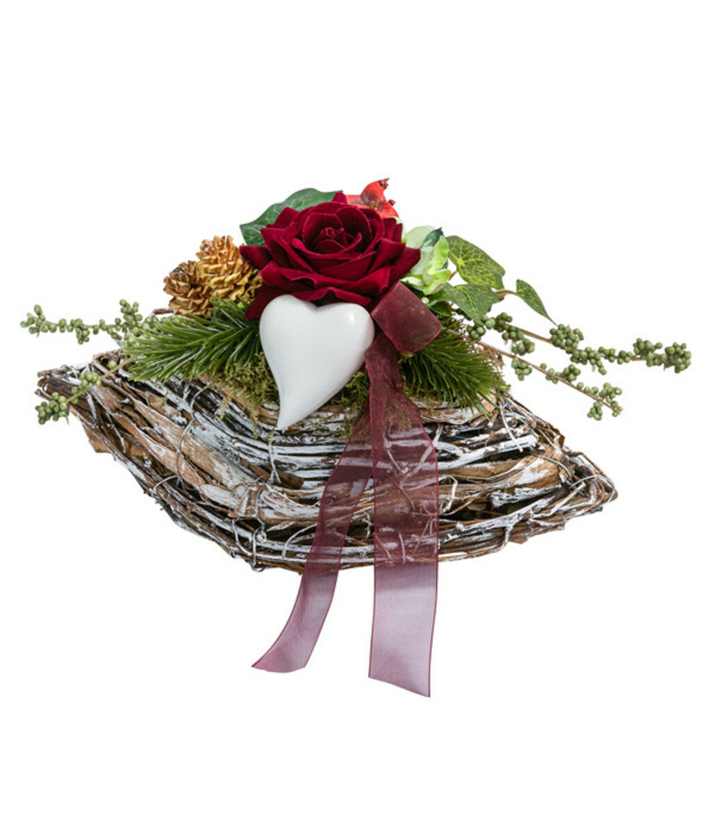 Bild 1 von Grabgesteck Bristol, oval, ca. B23/H15/T14 cm