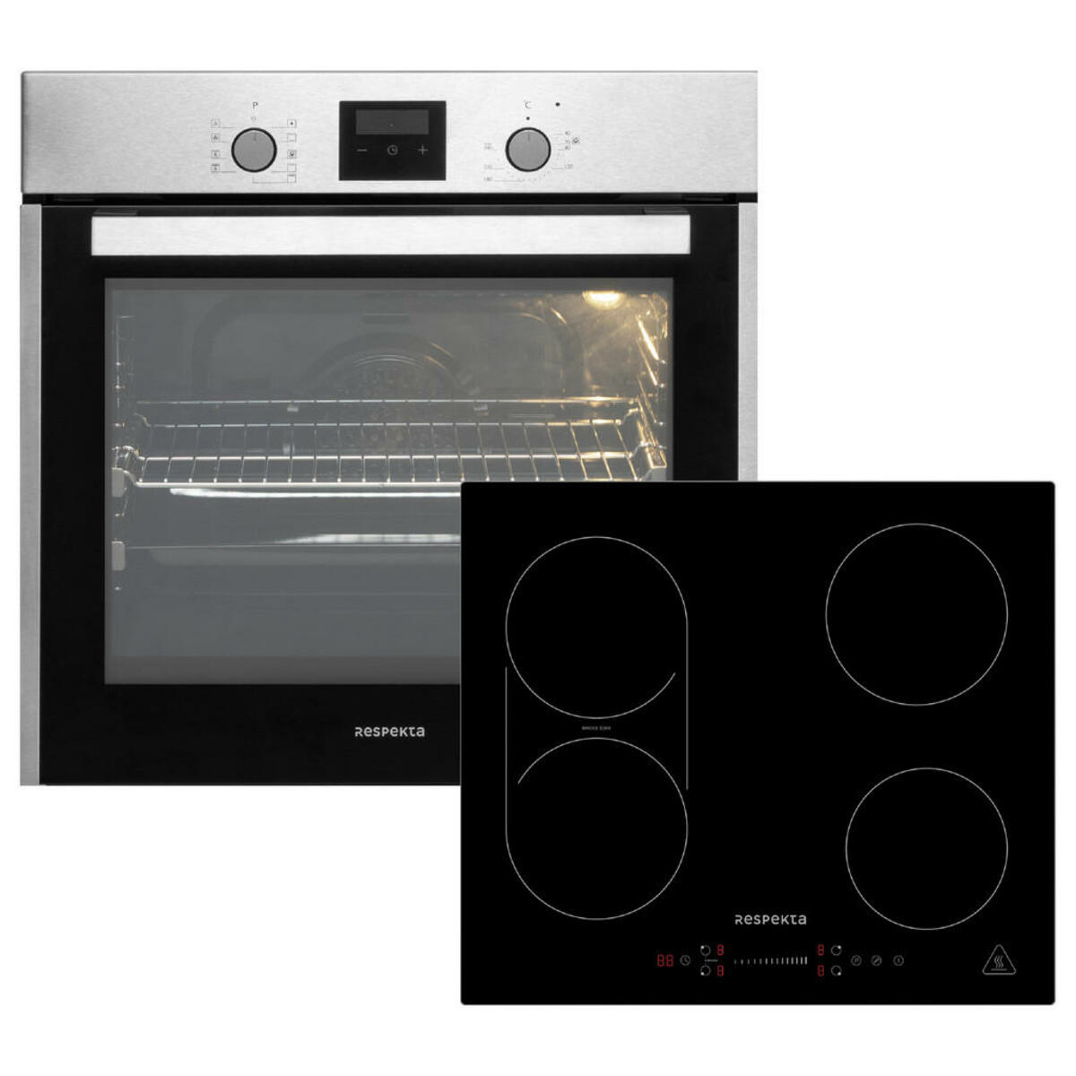 Bild 1 von Respekta HERDSET Schwarz, Edelstahl