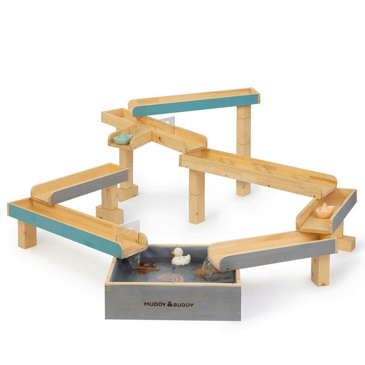 Bild 1 von MUDDY BUDDY WASSERBAHN Grau, Natur, Petrol